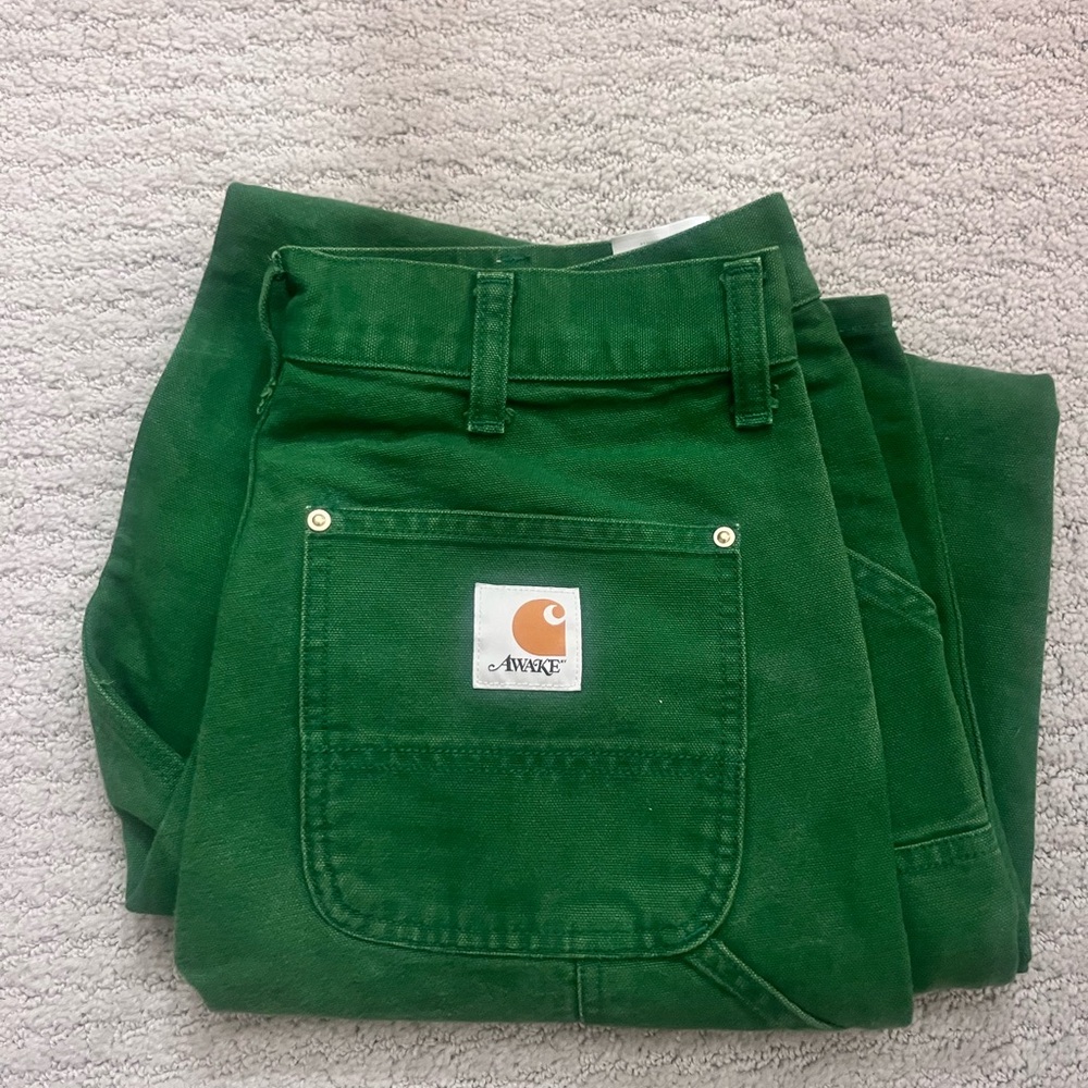 Awake NY Carhartt Green Double Knee Pants